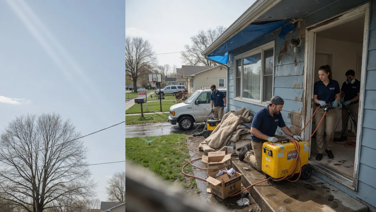 Basement Flood Cleanup in Burbank, OH near me